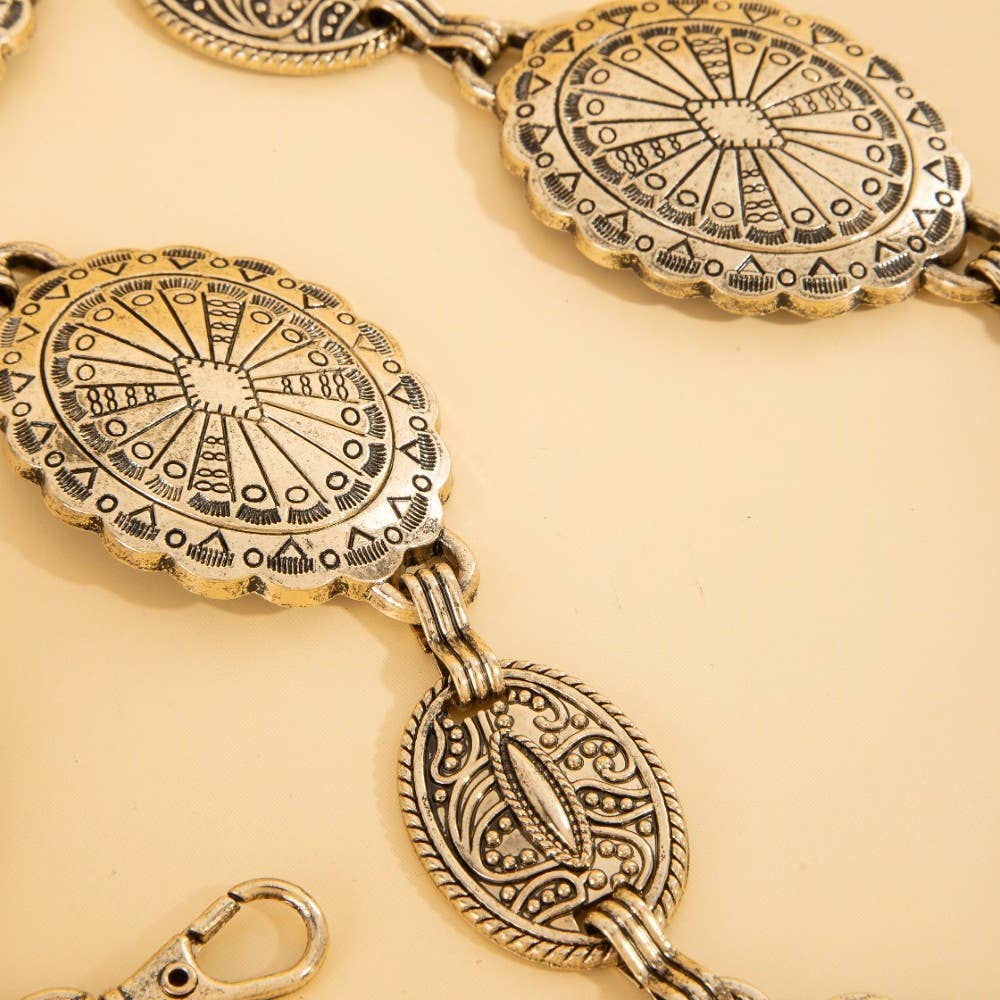 Burnished Chain Belt