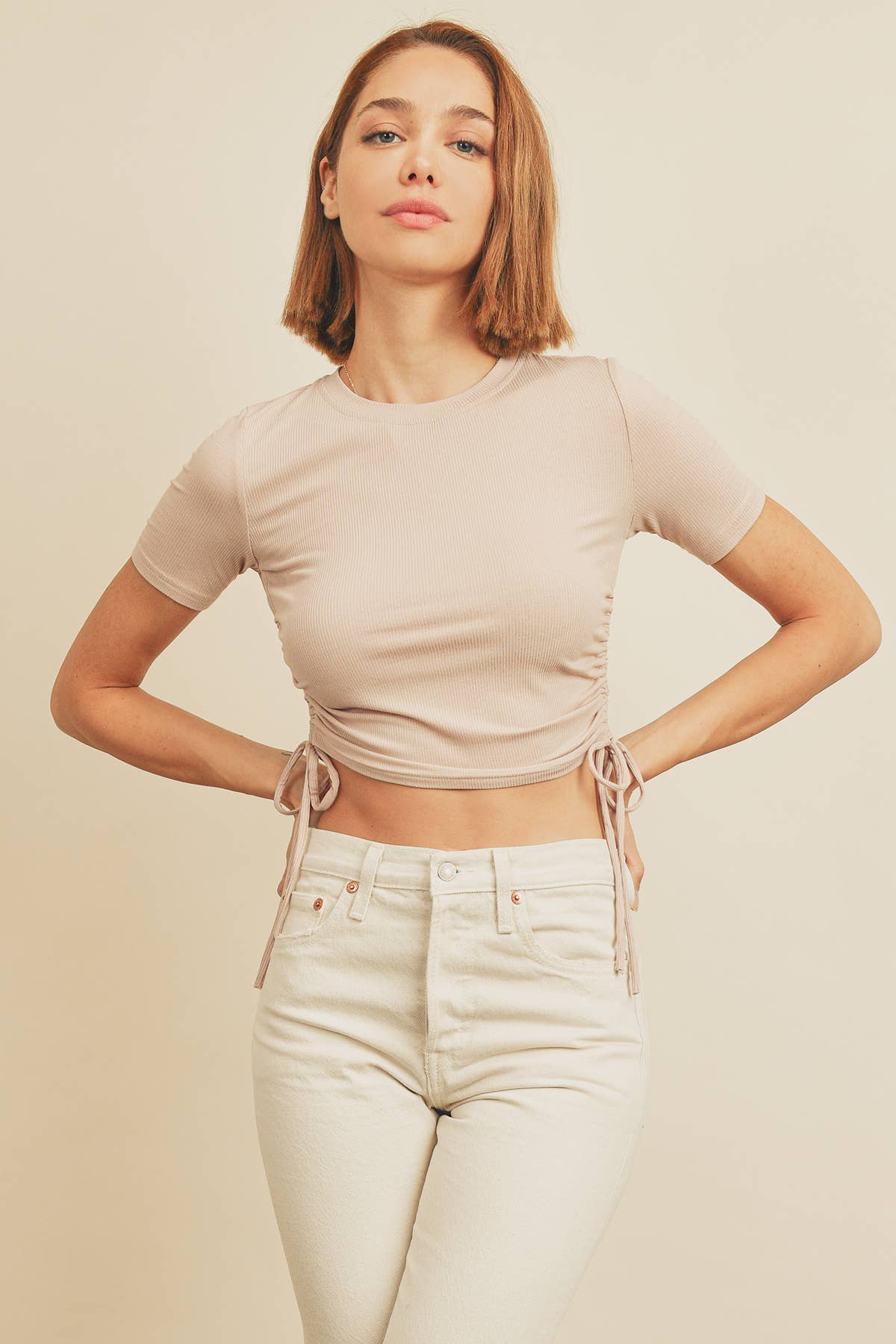 Ruched Baby Tee