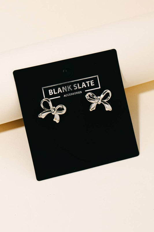 Dainty Bow Stud