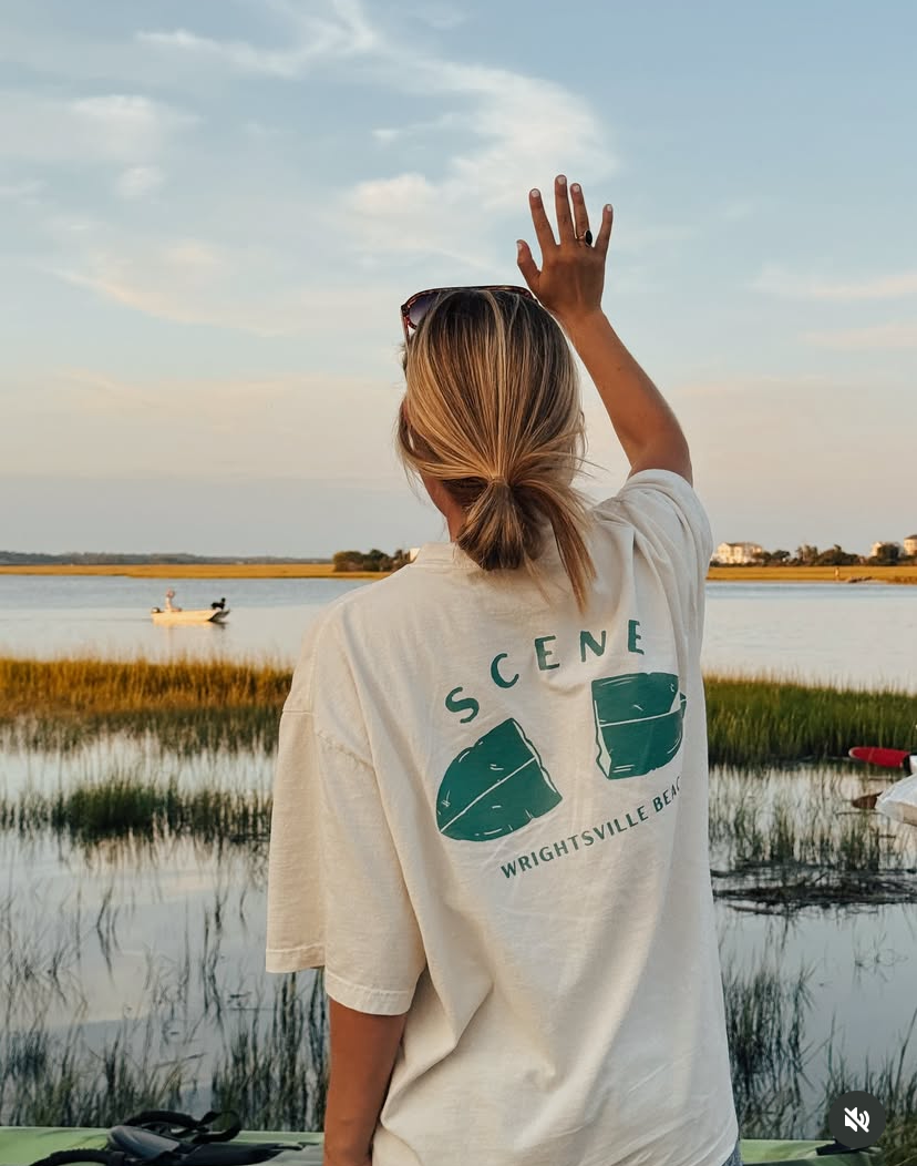 The Break Tee - Wrightsville Beach Scene