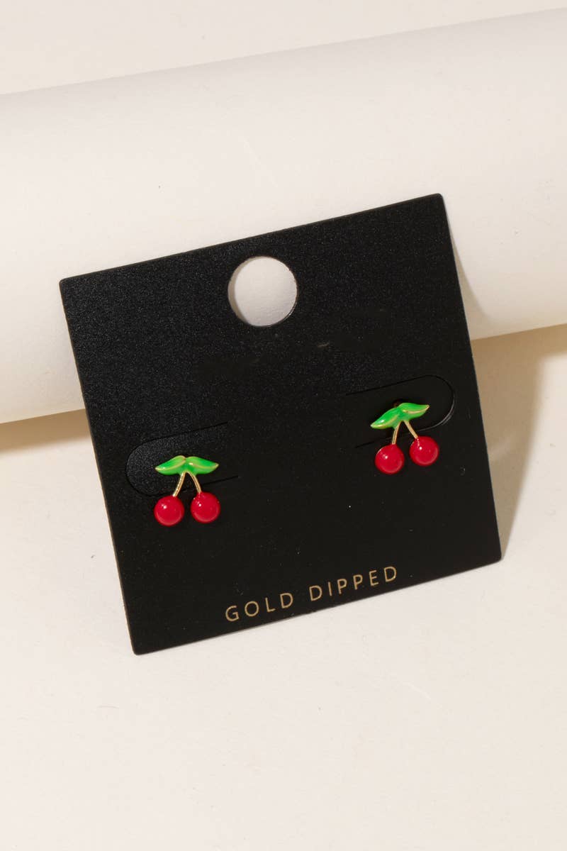 Mini Cherry Studs