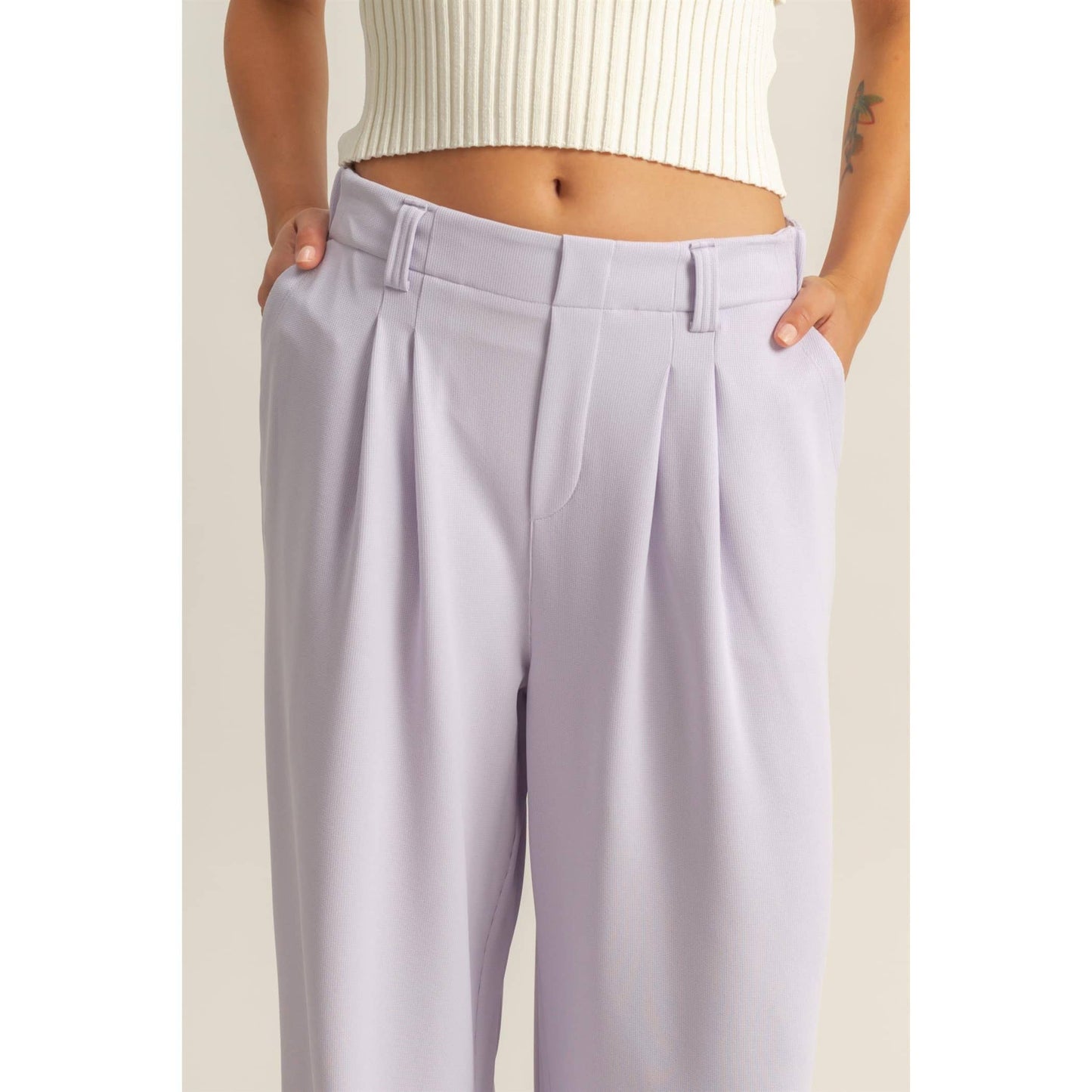 Lilac Knit Pant