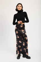 Load image into Gallery viewer, Black Velvet Maxi Skirt
