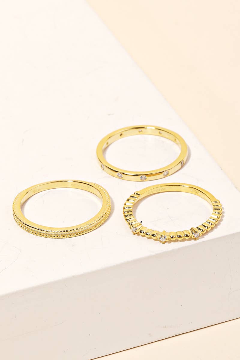 Textured Rings