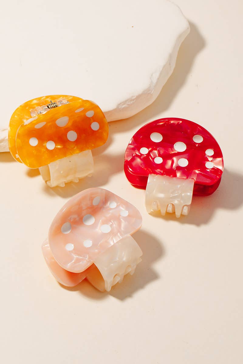 Mushroom Claw Clips