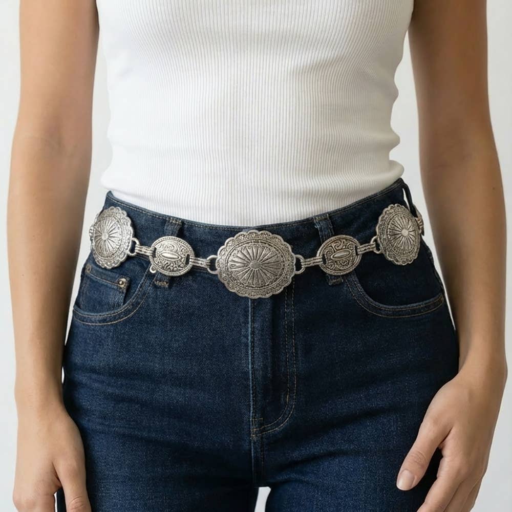 Burnished Chain Belt
