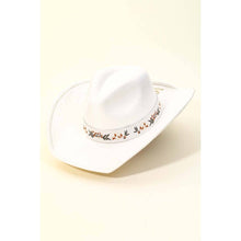 Load image into Gallery viewer, Floral Strap Cowboy Hat
