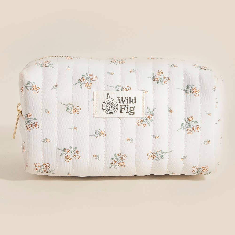 Mini Blooms Quilted Pouch