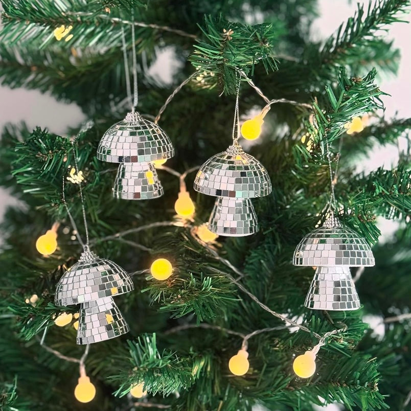 Disco Mushroom Ornament