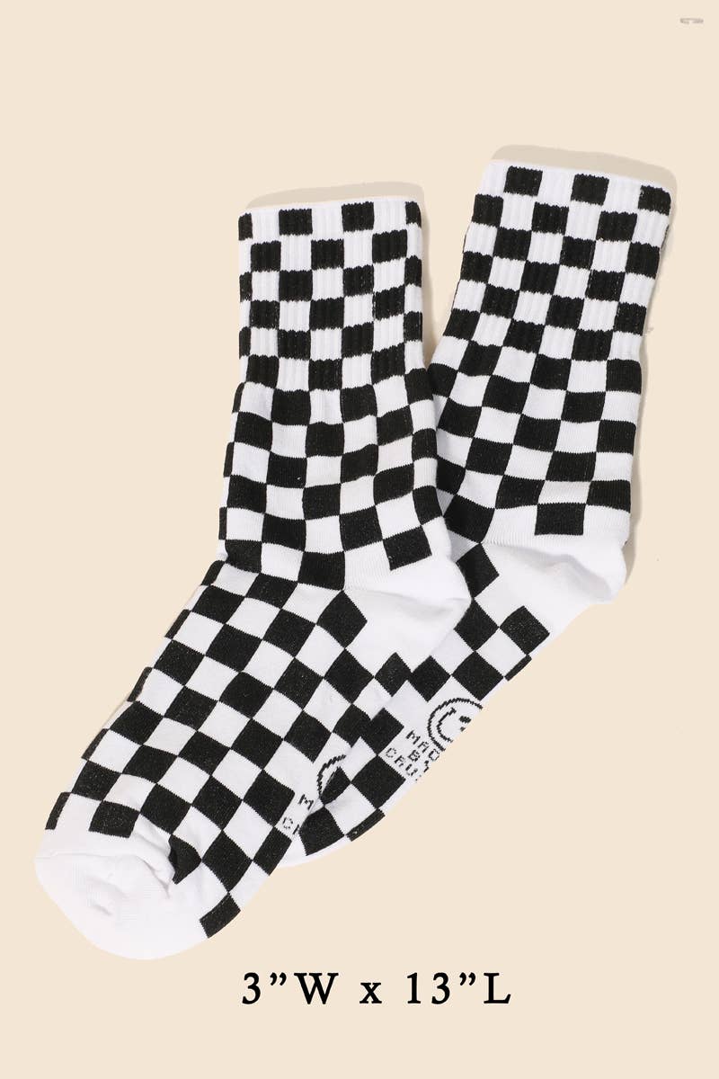 Checkered Socks