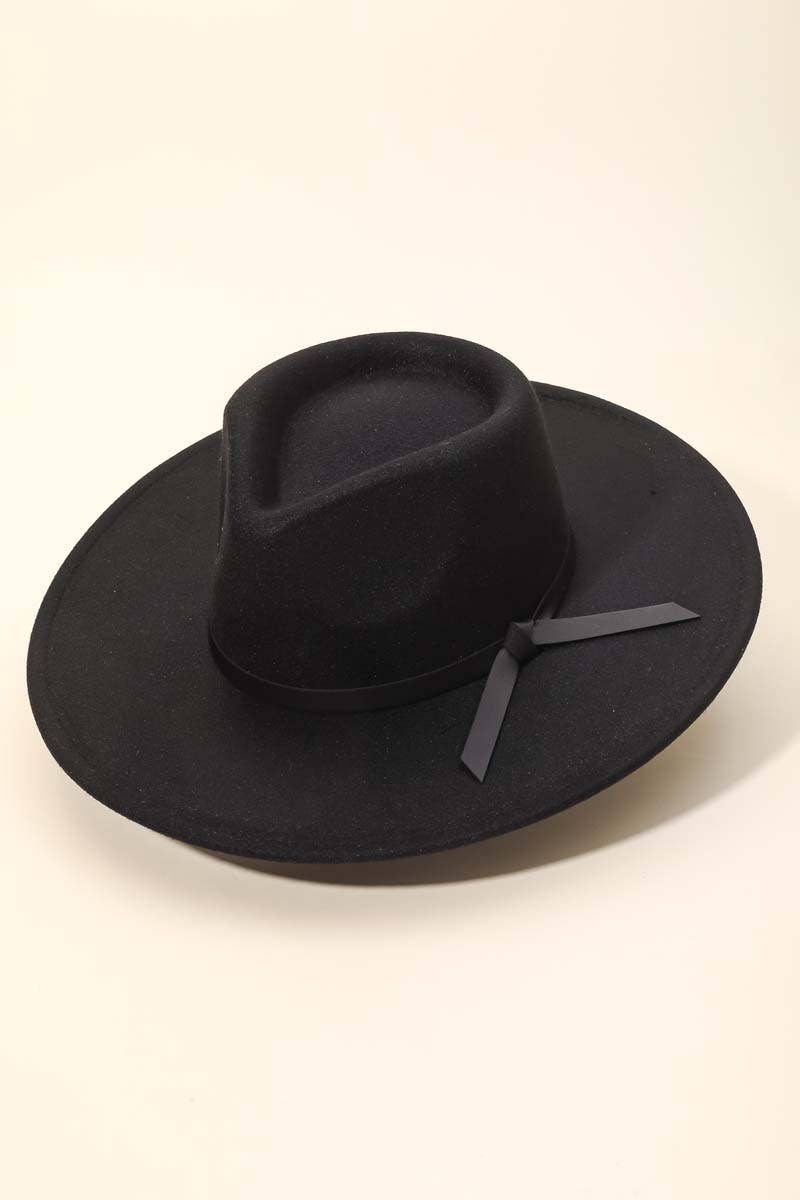 Leather Strap Fedora