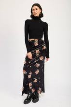 Load image into Gallery viewer, Black Velvet Maxi Skirt
