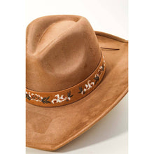 Load image into Gallery viewer, Floral Strap Cowboy Hat
