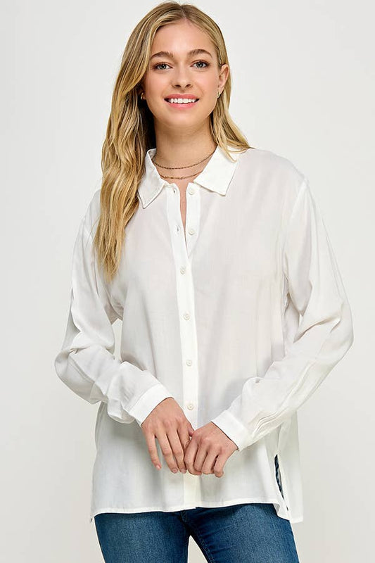 Closet Staple - Button Up Blouse