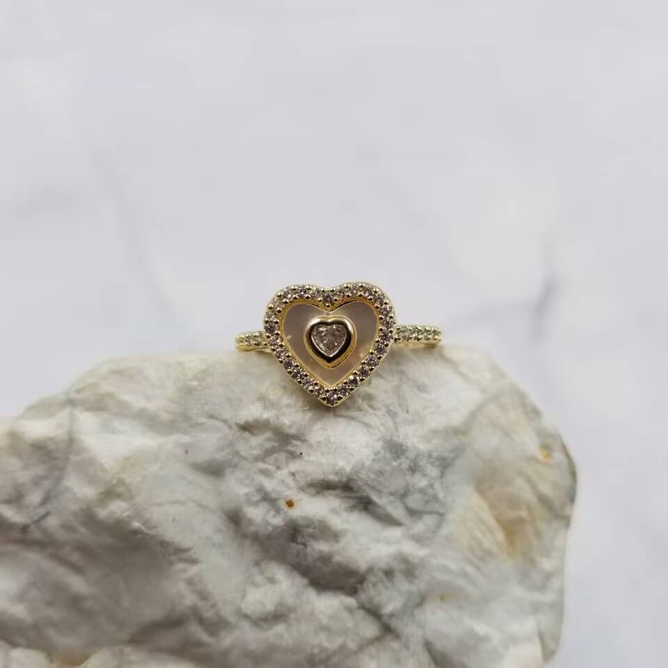 Heart Deco RIng