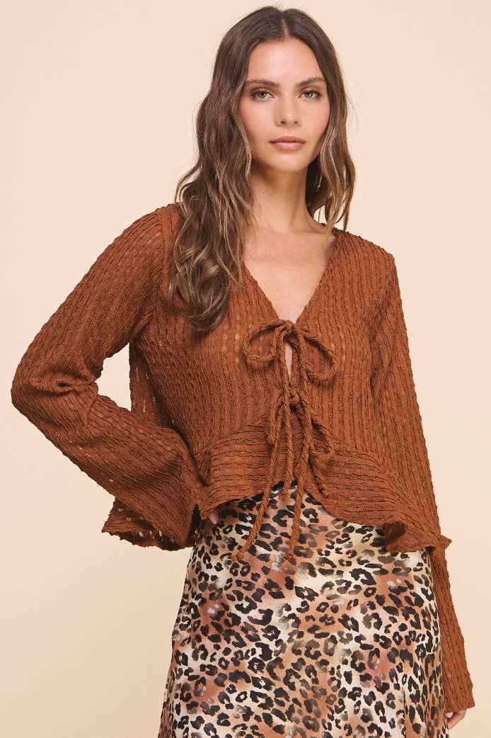 Grazia Mocha Top