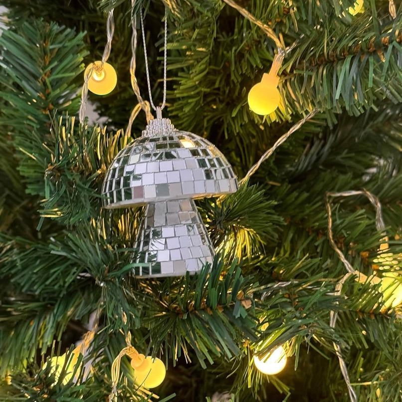 Disco Mushroom Ornament