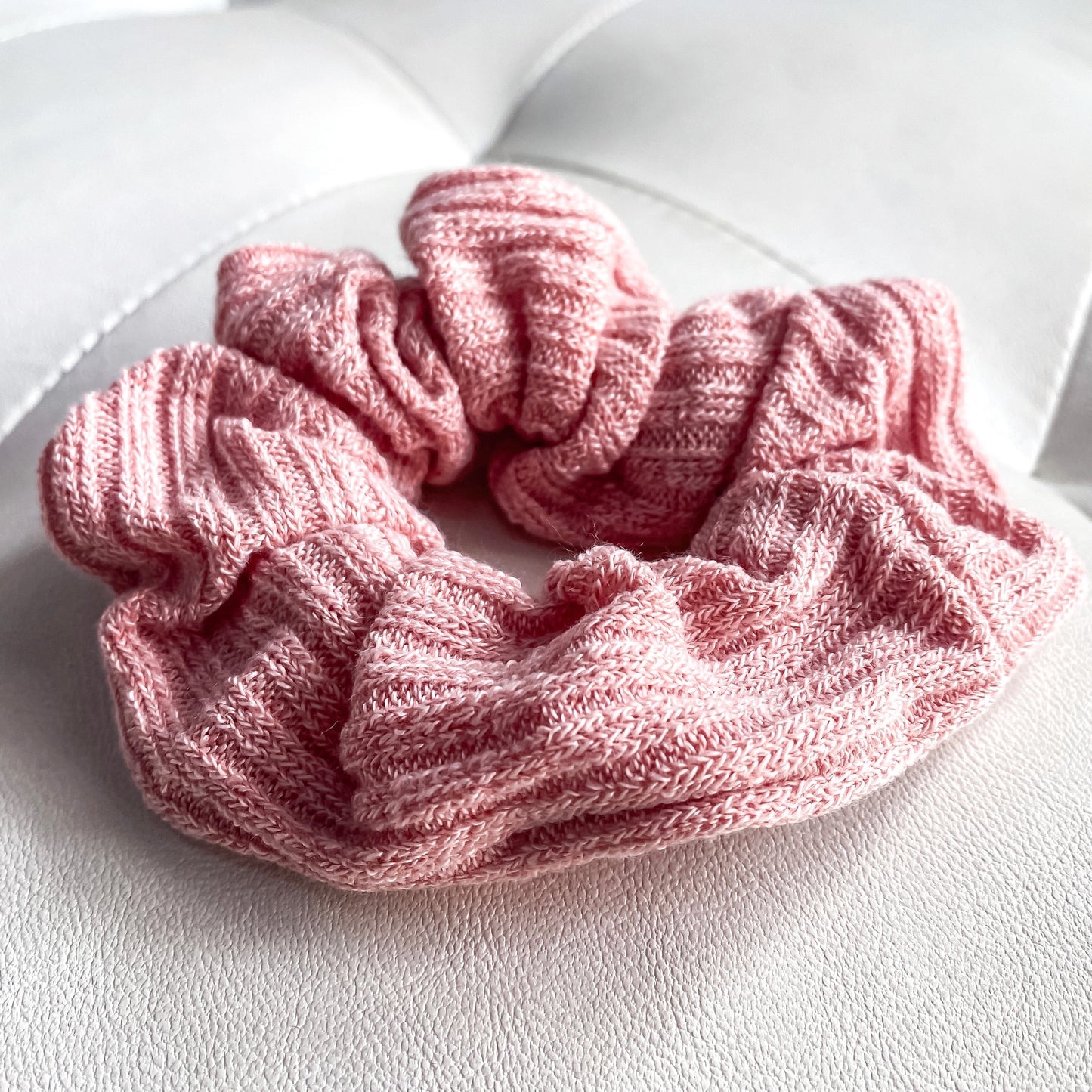 Mauve Plush Scrunchies