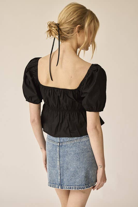 Amelia Poplin Top