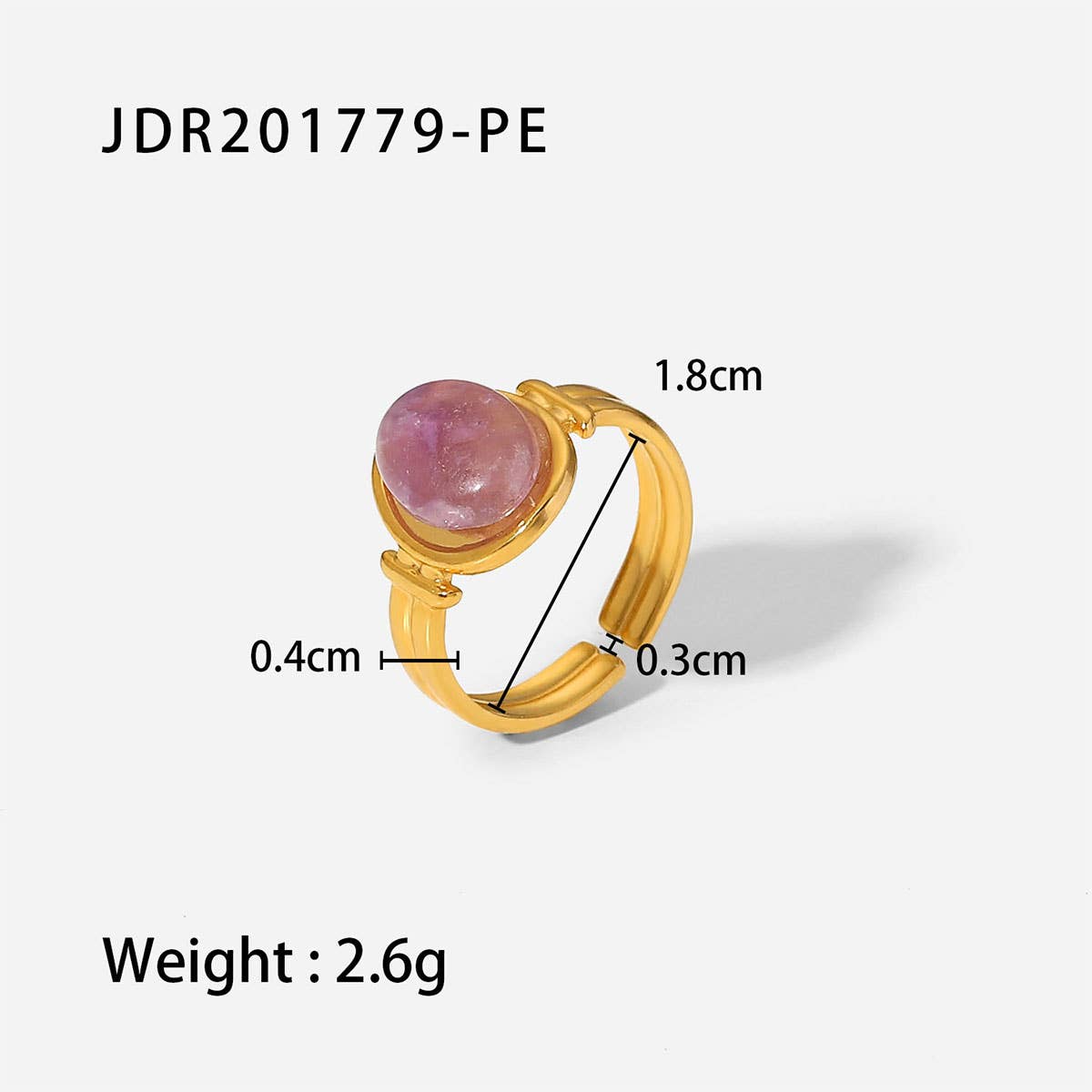 Purple Stone Ring