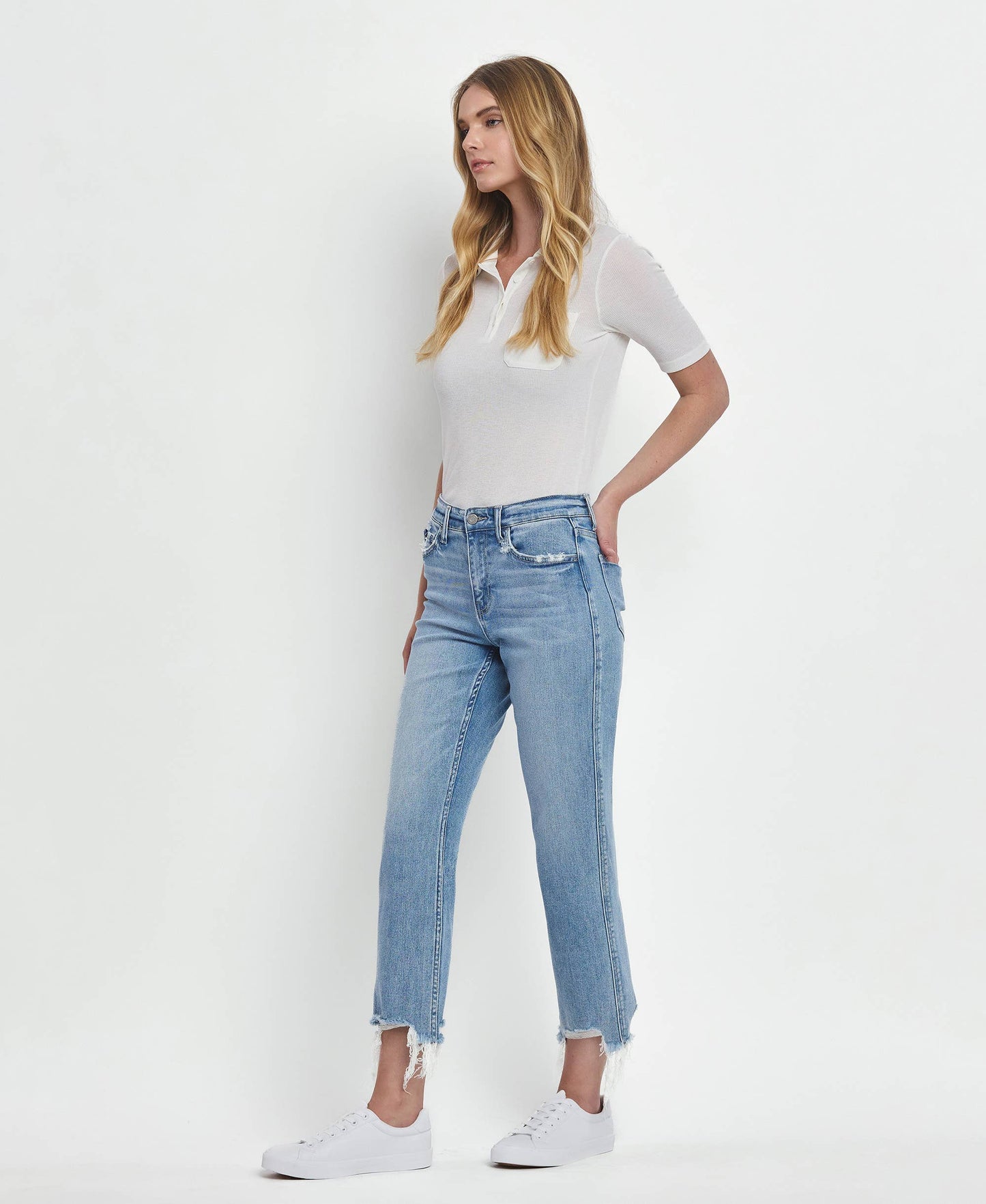 Straight Cropped Jeans