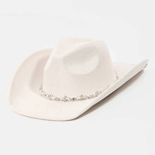 Load image into Gallery viewer, Rhinestone Strap Cowboy Hat
