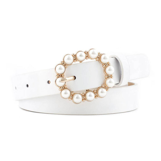 Pearl Buckle Belt