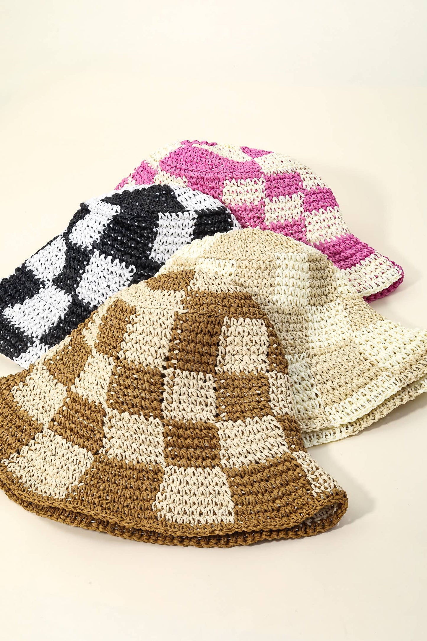 Checkered Bucket Hat