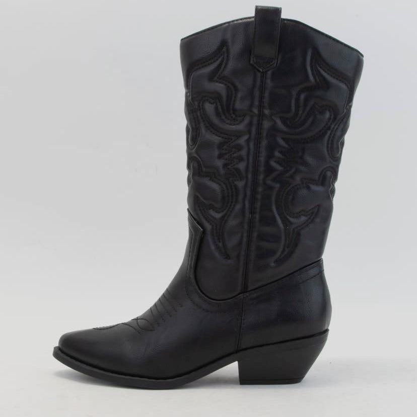 Mid-Calf Cowboy Boots