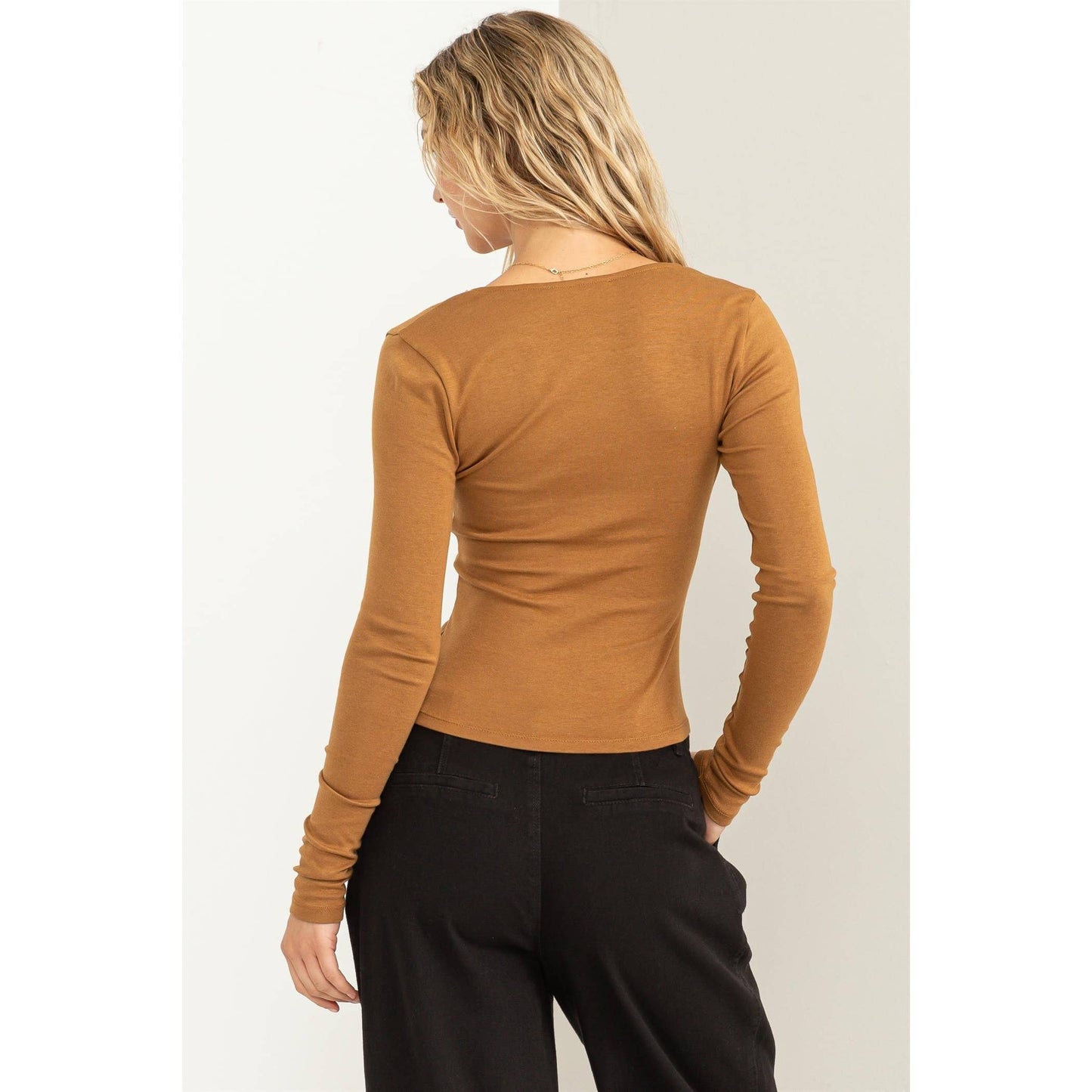 Cinched Long Sleeve