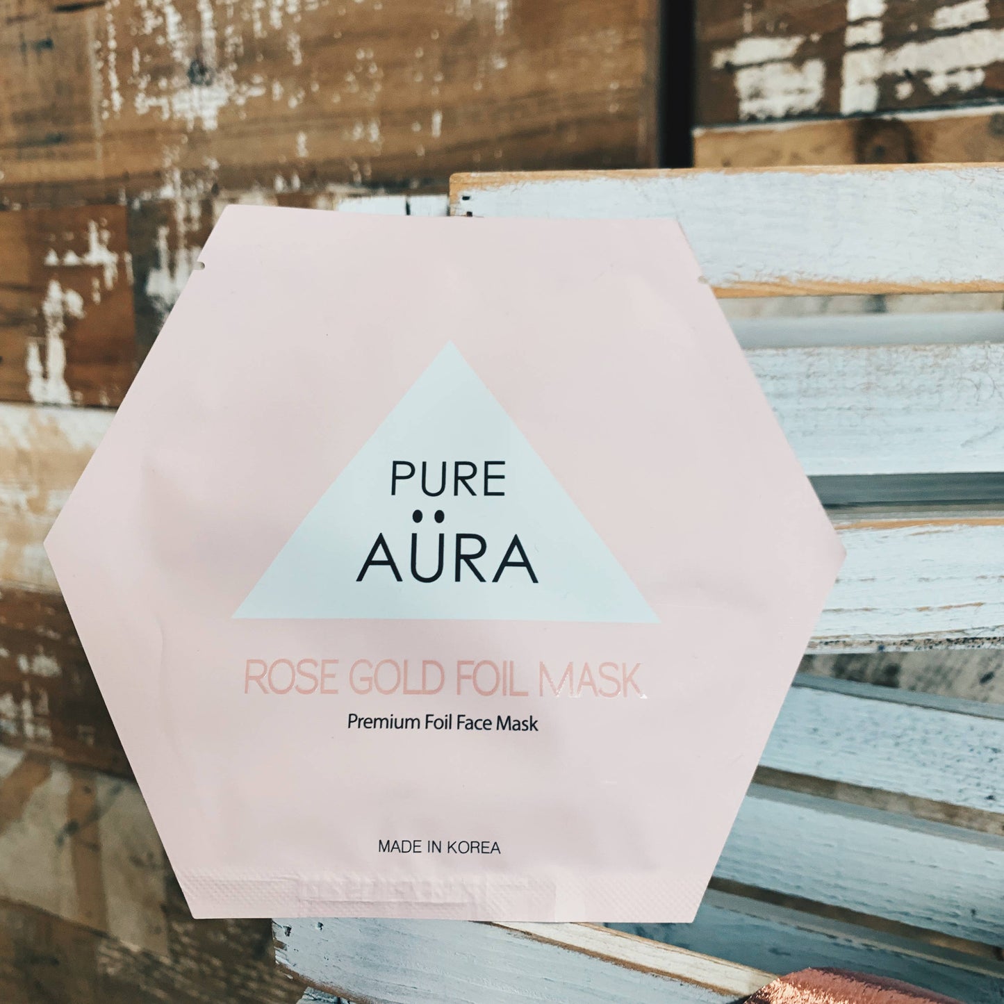 Rose Gold Facemask