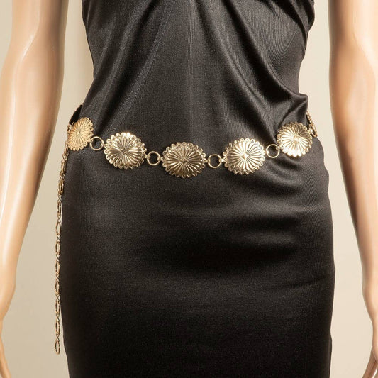Floral Chain Belt