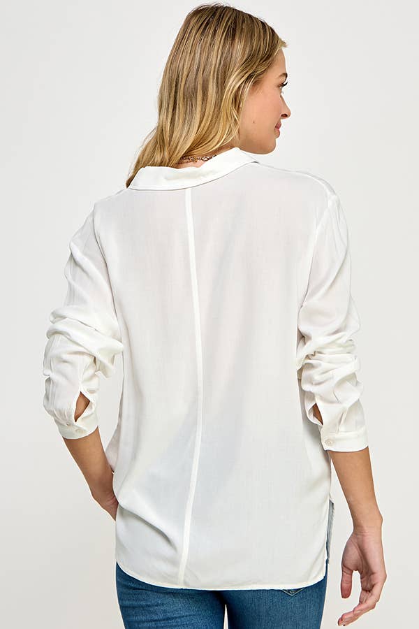 Closet Staple - Button Up Blouse
