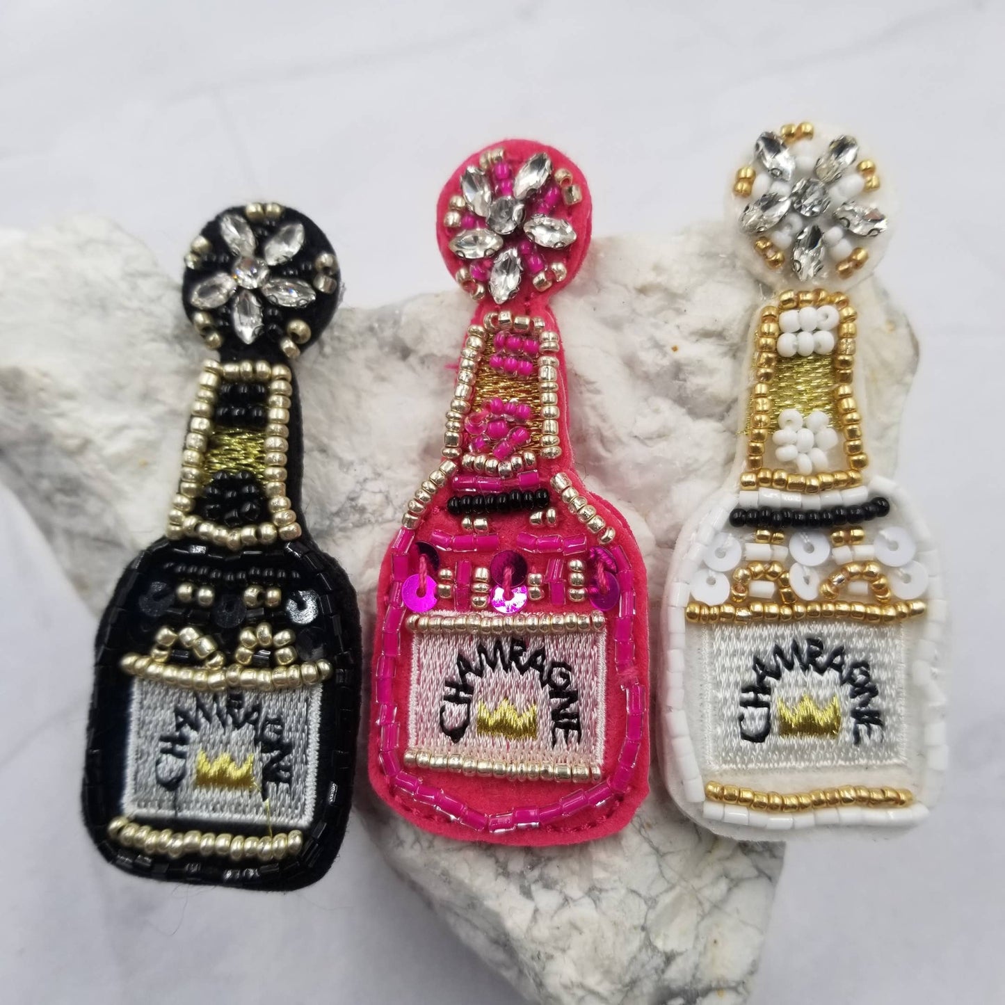 Popping Champagne Earrings