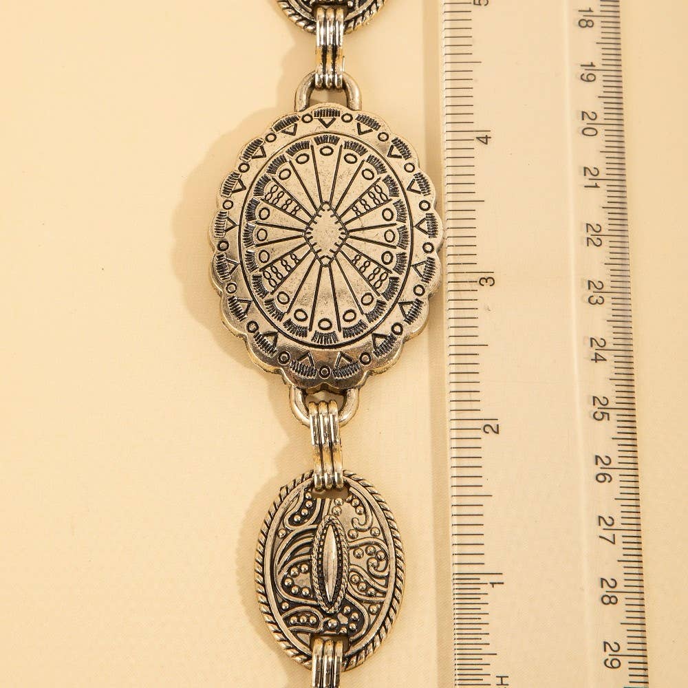 Burnished Chain Belt