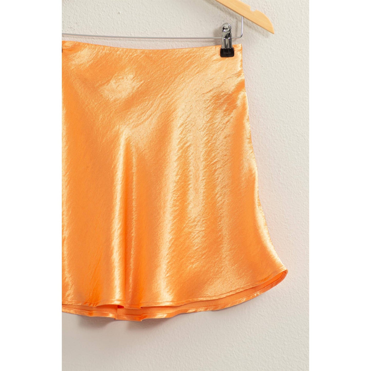 Tangerine Mini Skirt