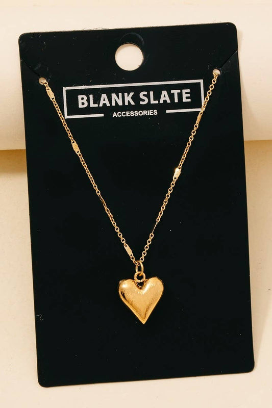 Steel Heart Pendant