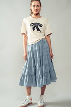 Load image into Gallery viewer, Denim Midi Skirt
