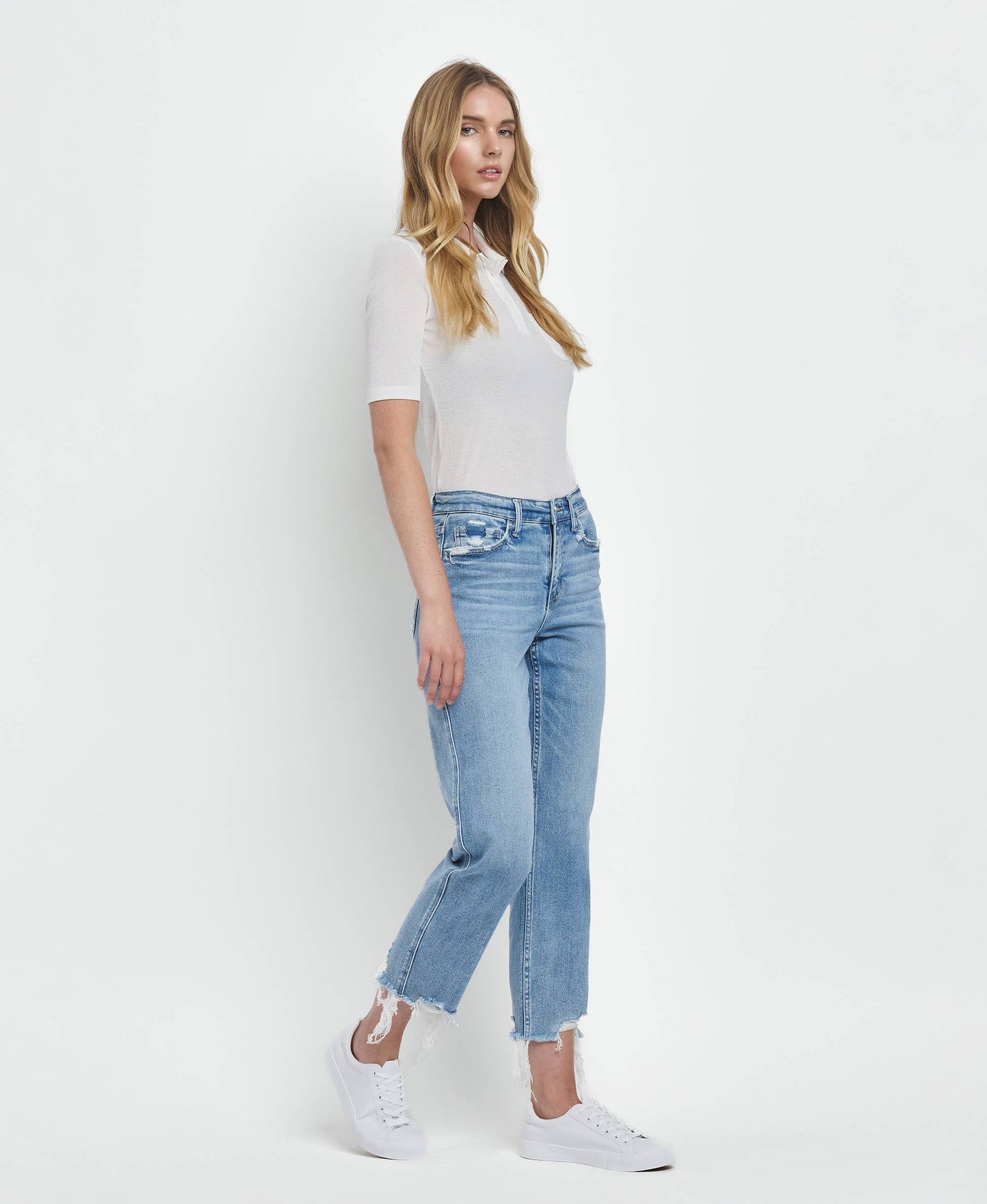 Straight Cropped Jeans