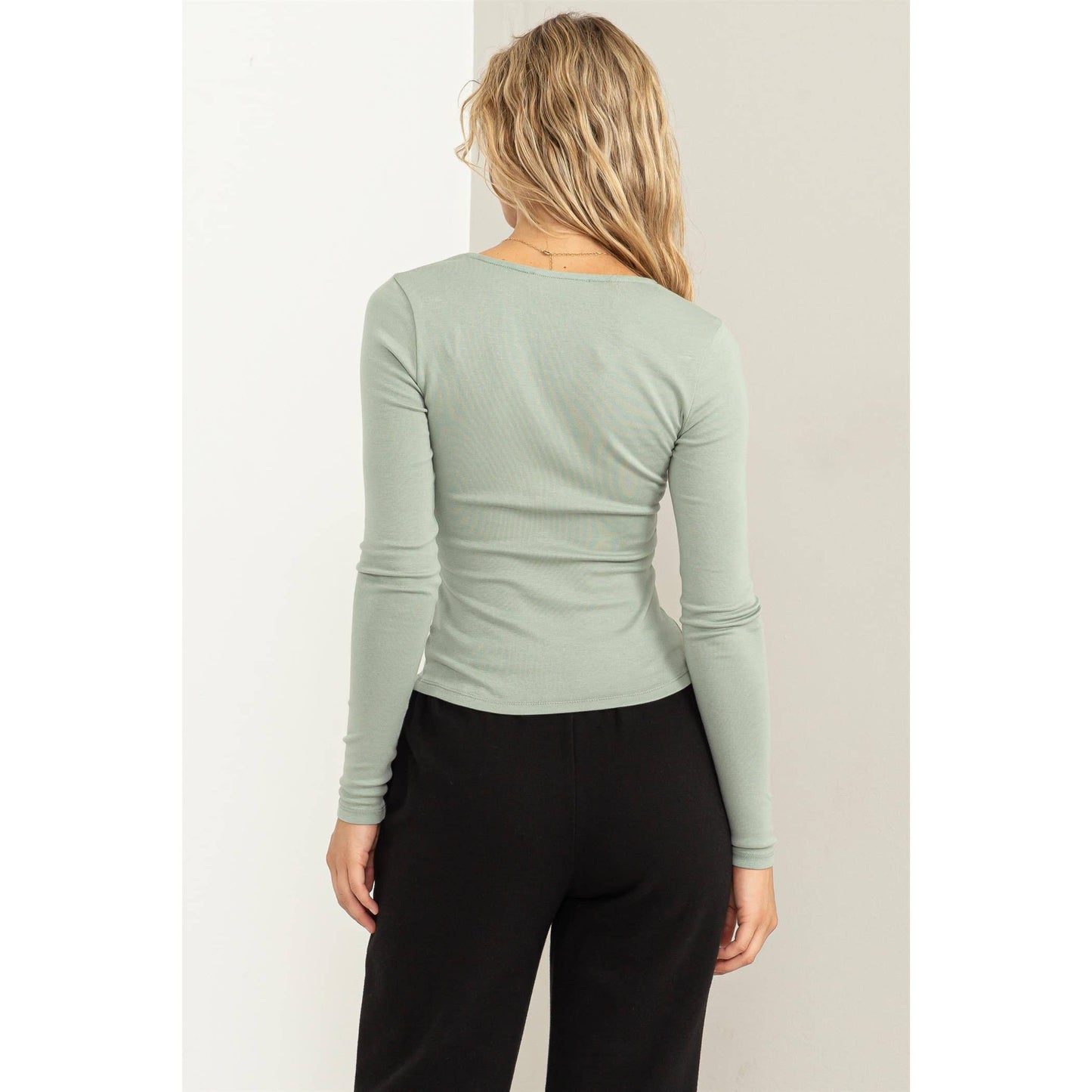 Cinched Long Sleeve