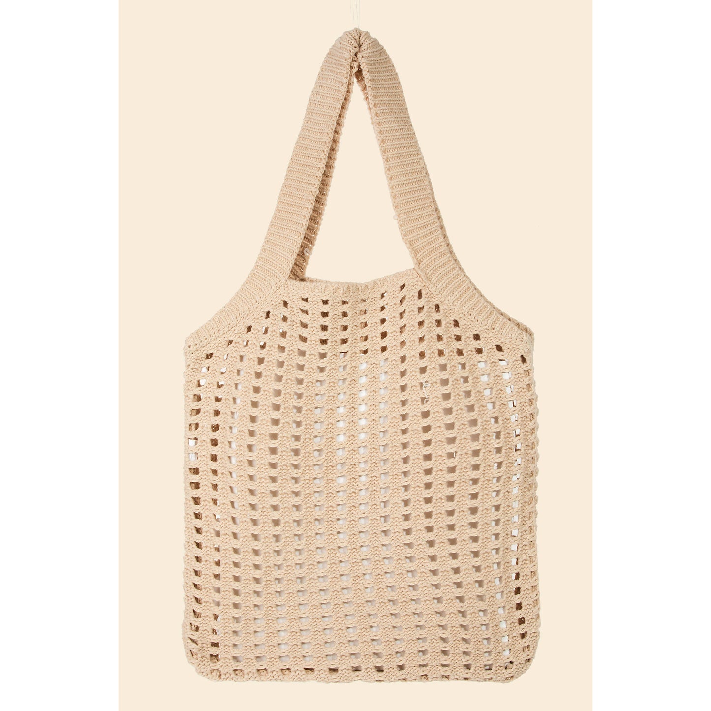 Pointelle Knit Tote