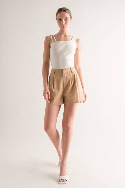 Kallie Shorts - Taupe