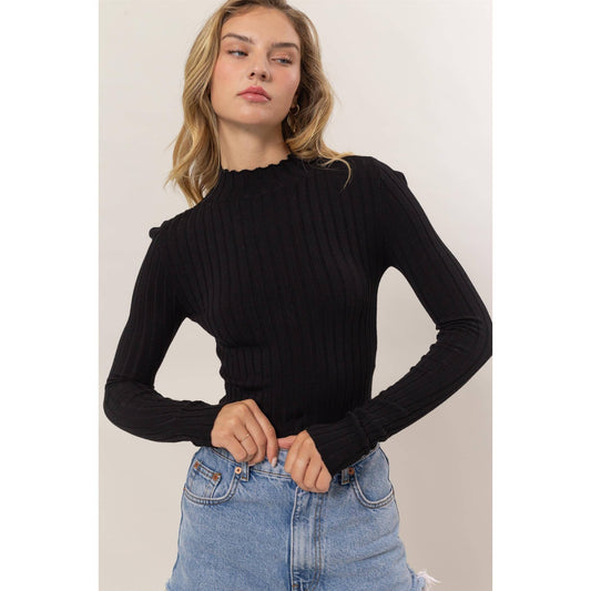 Ribbed Knit Top