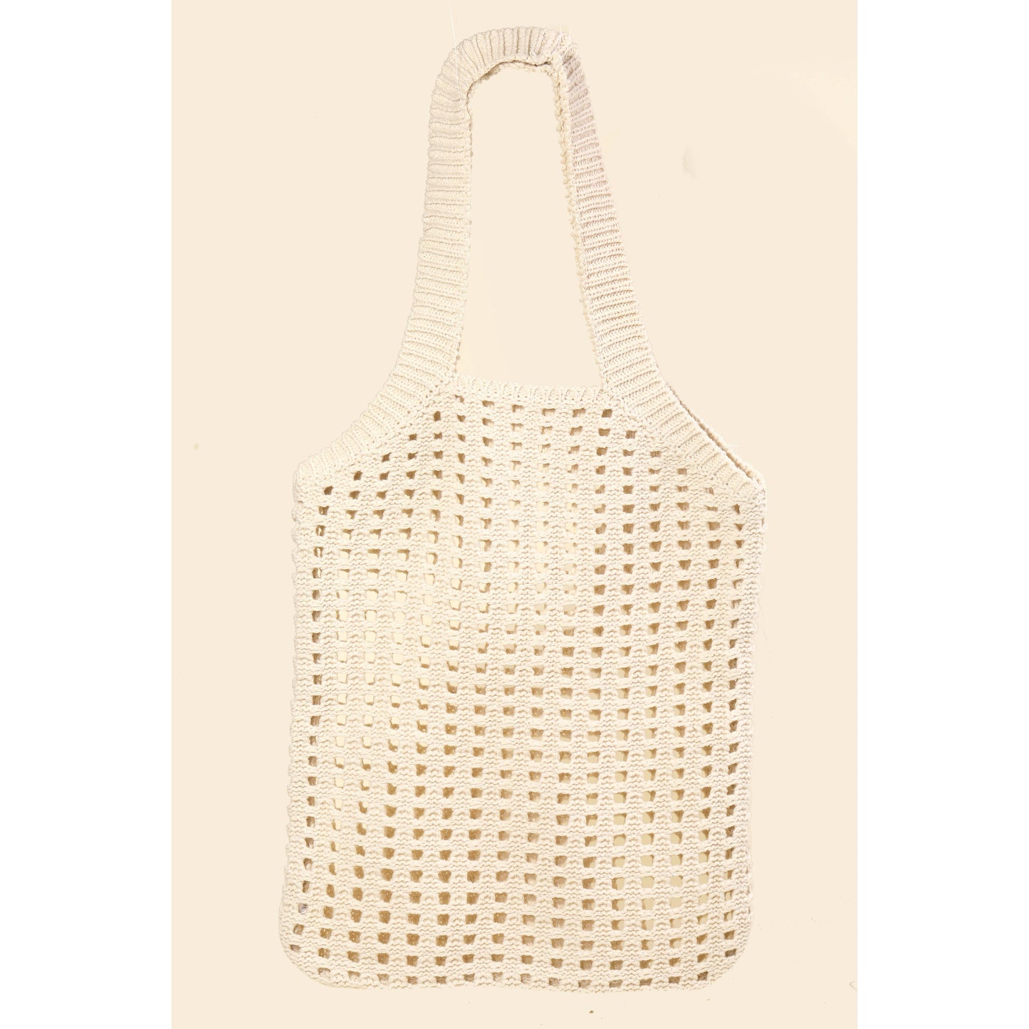 Pointelle Knit Tote