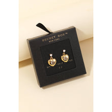 Load image into Gallery viewer, Heart of Gold Earrings
