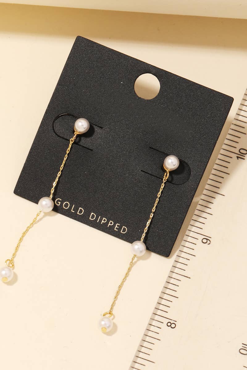 Pearl Dangle Earrings