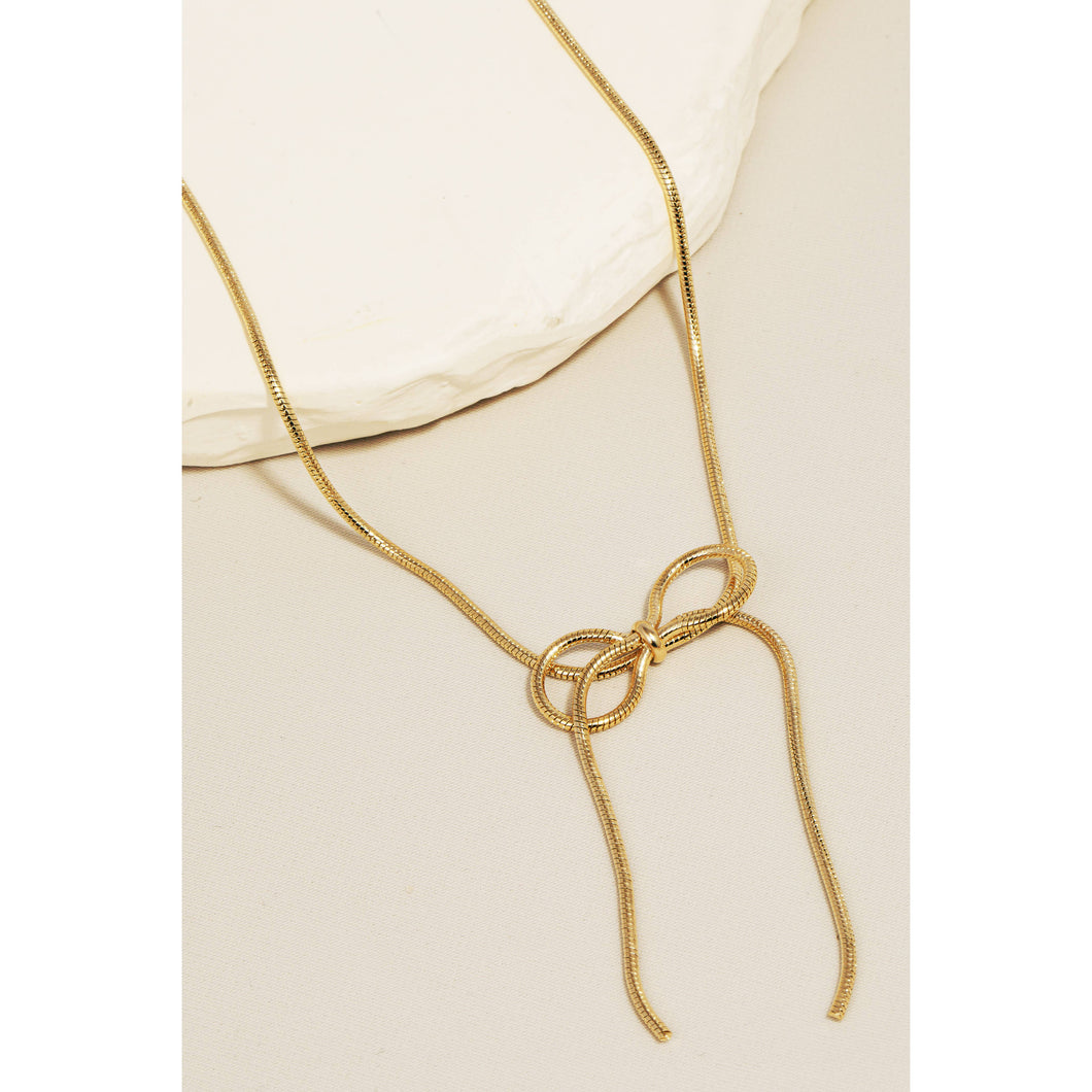 Chain Bow Pendant