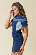 Load image into Gallery viewer, Moto Denim Dress
