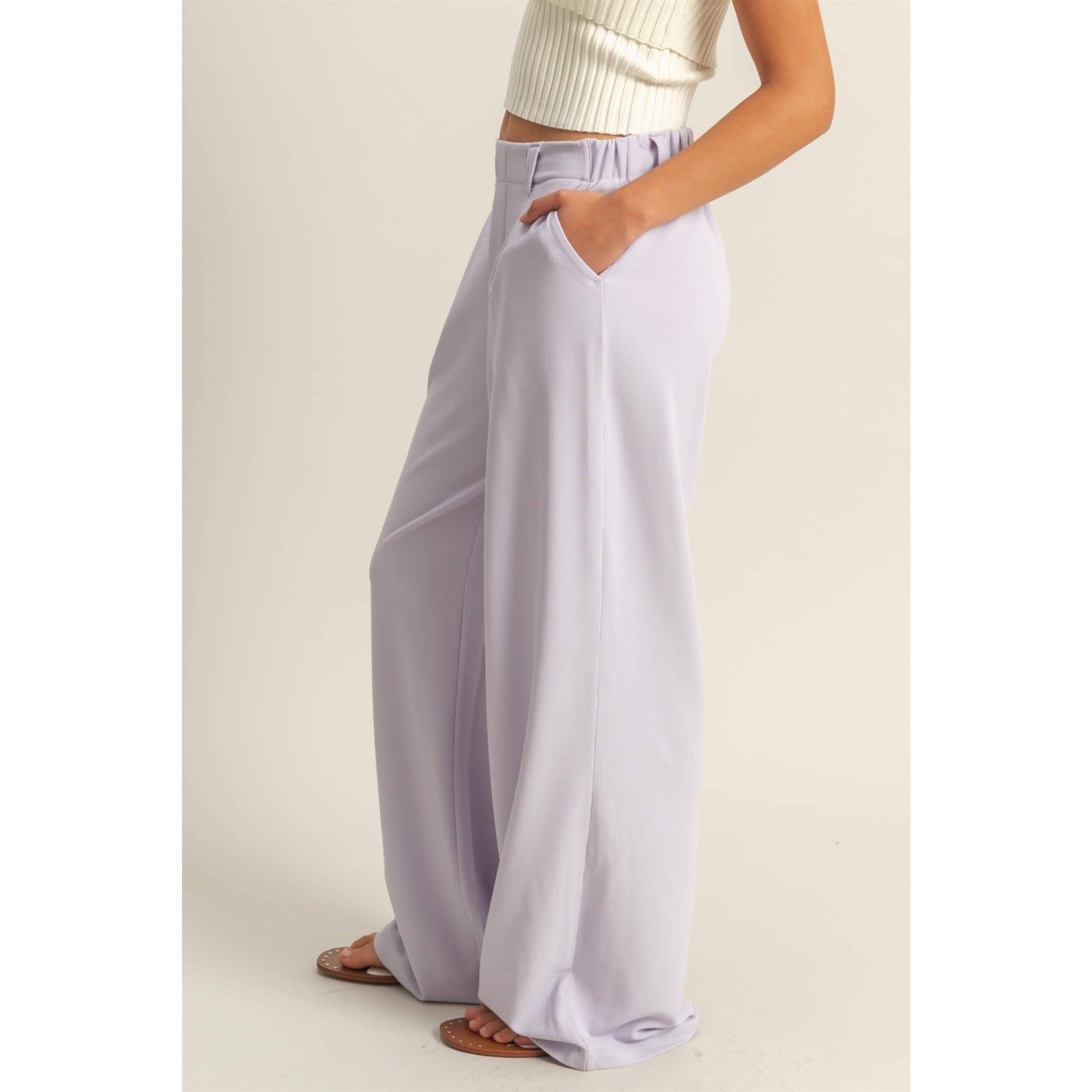 Lilac Knit Pant