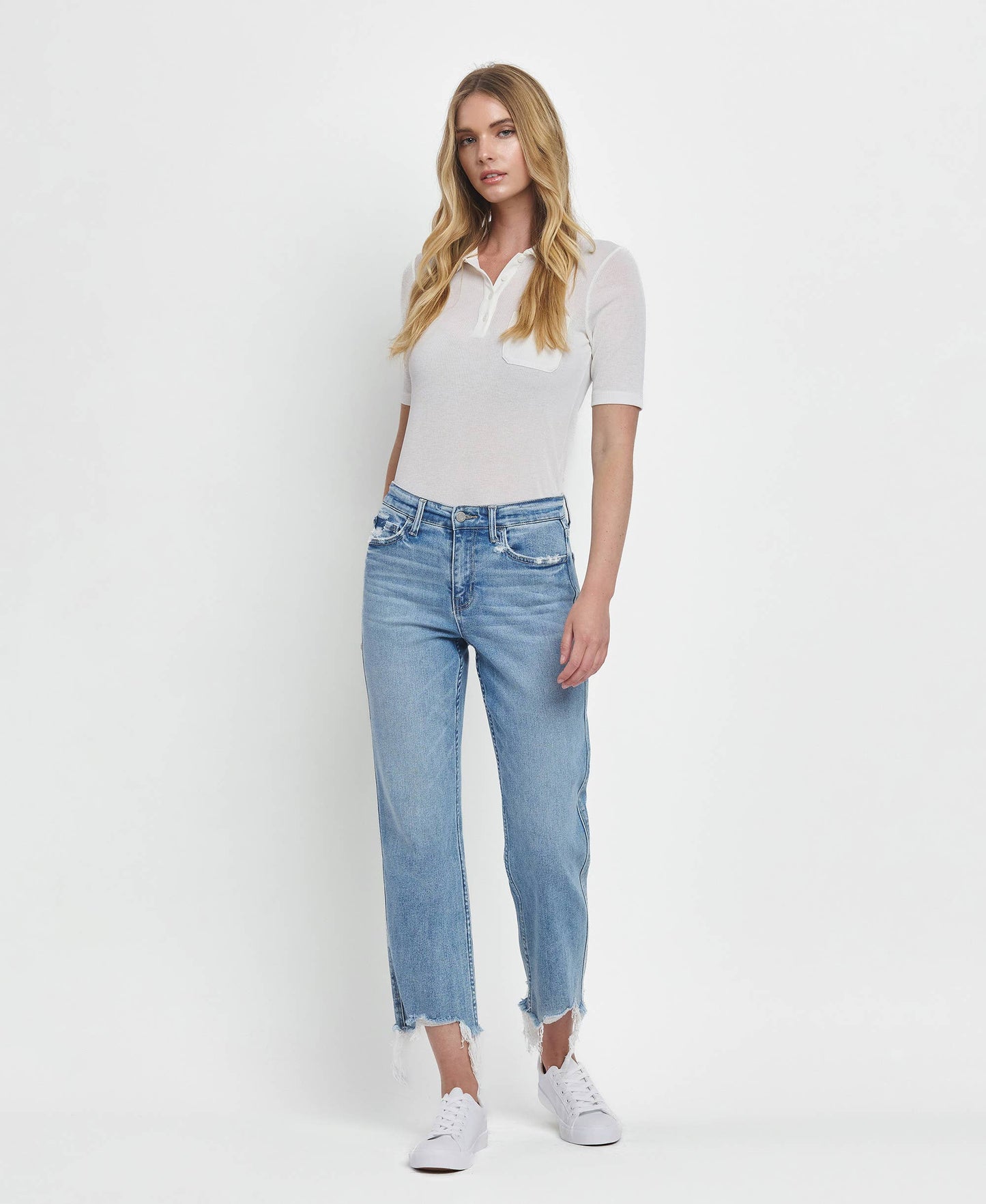 Straight Cropped Jeans